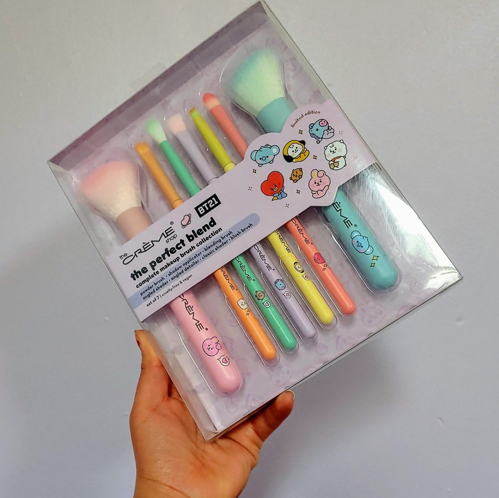 BT21 baby 7- piece brush set